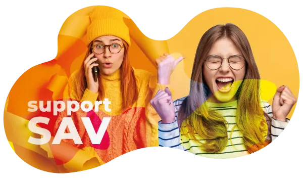 Illustration mettant en avant le support et le service après-vente